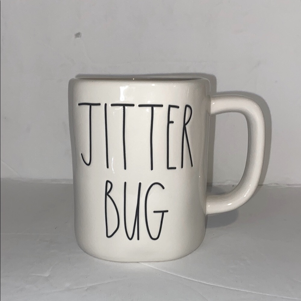 Jitter Bug Rae Dunn Magenta Ceramic Mug
